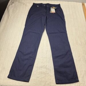 Carhartt FR Rugged Flex Pants Canvas Original Fit Fire Resistant Womens 12 Blue